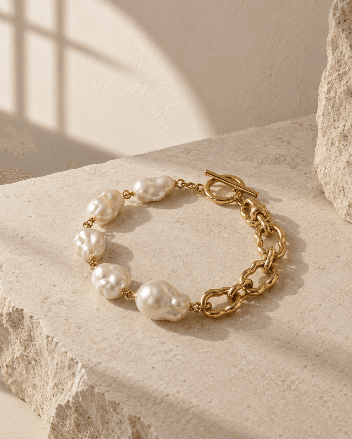 unOmuki handcrafted jewellery arranged on pale stone